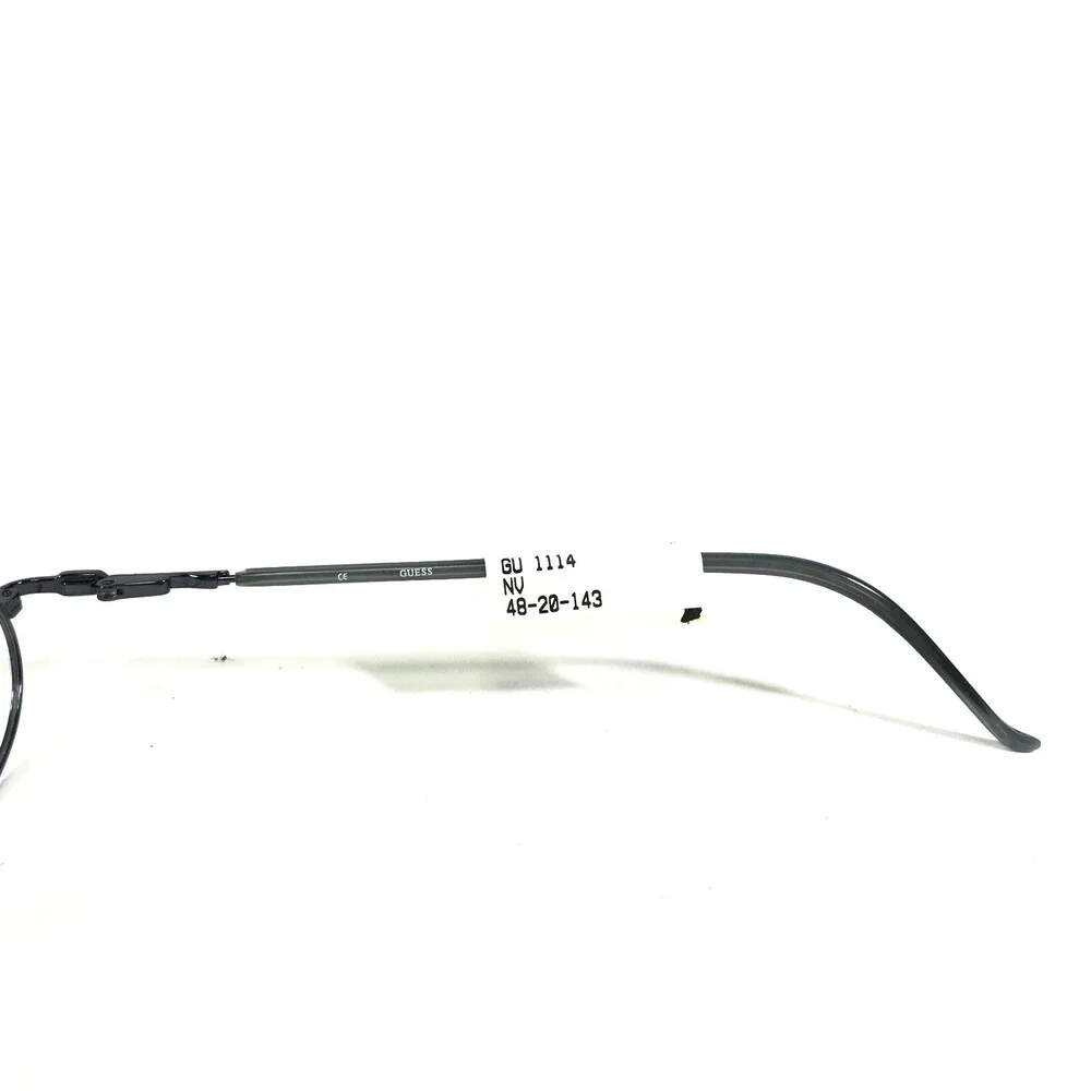 Guess Eyeglasses Frames GU1114 NV Blue Round Full Rim 48-20-143